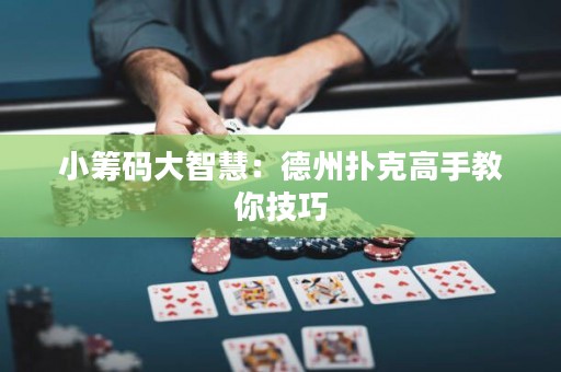 小籌碼大智慧：德州撲克高手教你技巧