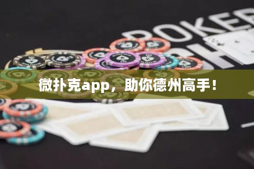 微撲克app，助你德州高手！