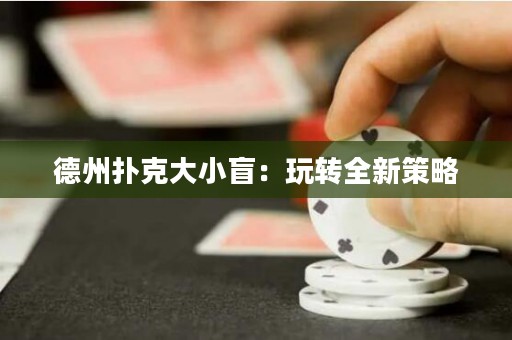 德州撲克大小盲：玩轉全新策略