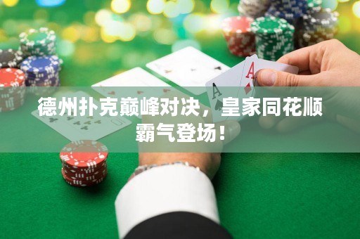 德州撲克巔峰對決，皇家同花順霸氣登場！