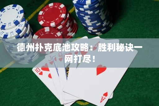 德州撲克底池攻略：勝利秘訣一網(wǎng)打盡！