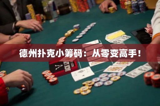 德州撲克小籌碼：從零變高手！