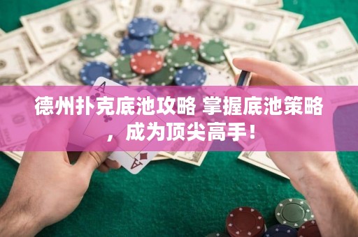德州撲克底池攻略 掌握底池策略，成為頂尖高手！