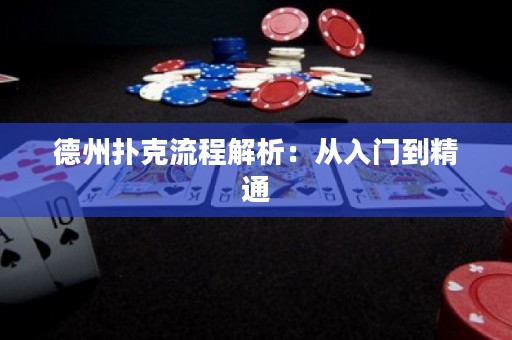 德州撲克流程解析：從入門到精通