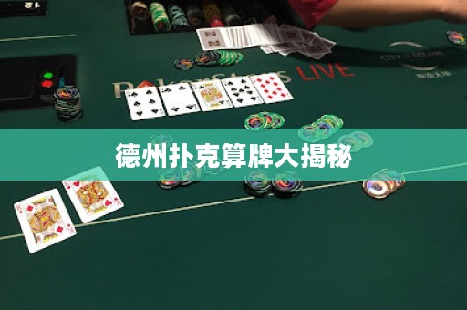 德州撲克算牌大揭秘
