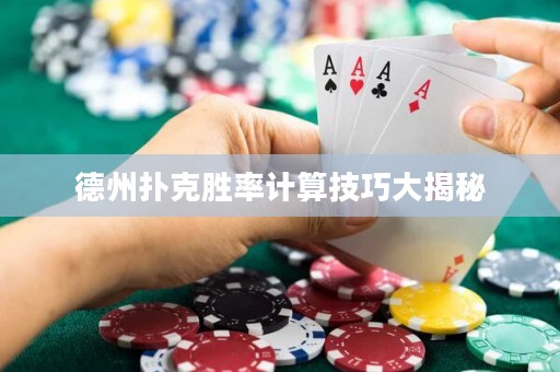 德州撲克勝率計(jì)算技巧大揭秘