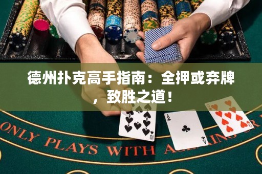 德州撲克高手指南：全押或棄牌，致勝之道！