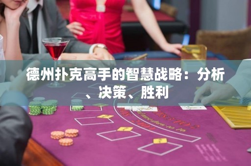 德州撲克高手的智慧戰(zhàn)略：分析、決策、勝利