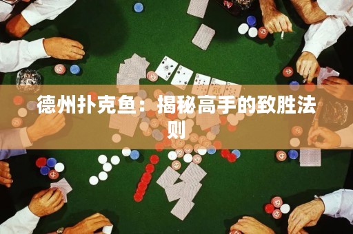 德州撲克魚：揭秘高手的致勝法則