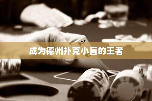 成為德州撲克小盲的王者