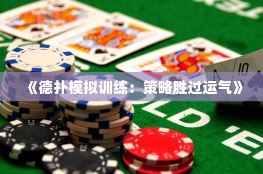 《德?lián)淠M訓練：策略勝過運氣》